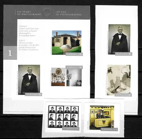 Kanada: 150 years of Photography, 7x Briefmarken, postfrisch