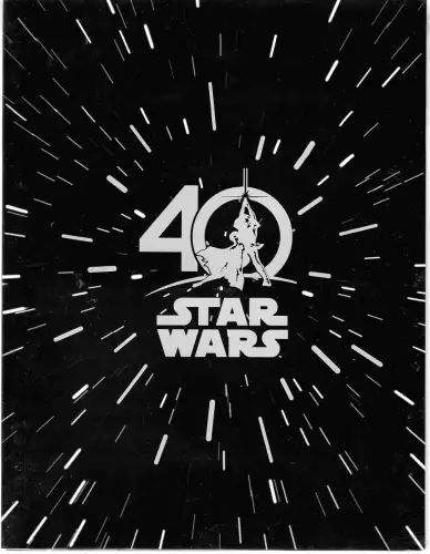 Portugal 2018: 40 years Star wars, Folder mit Marken, Block und Brief