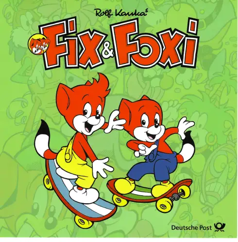 Bund 2017: Fix&Foxi, Rolf Kauka, Tag der Briefmarke, großes Folder, gestempelt