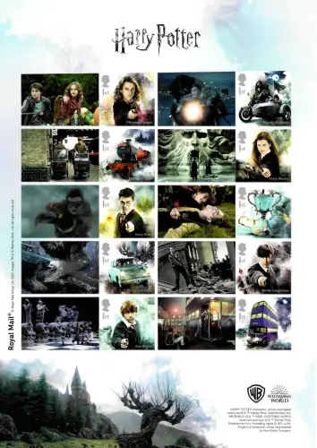 GB 2018: Harry Potter, Collectors' sheet, mnh