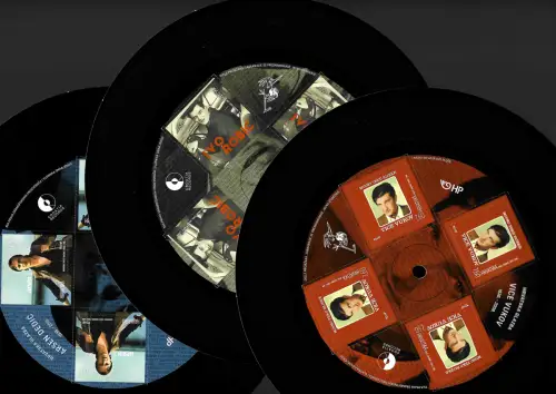 Kroatien 2008: 3 Blöcke in Schallplattenform, postfrisch