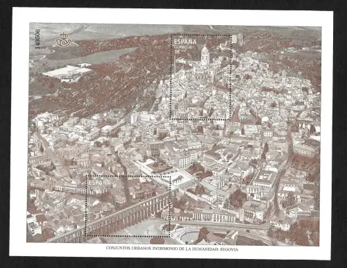 Spanien 2015: Weltkulturerbe Segovia, postfrisch