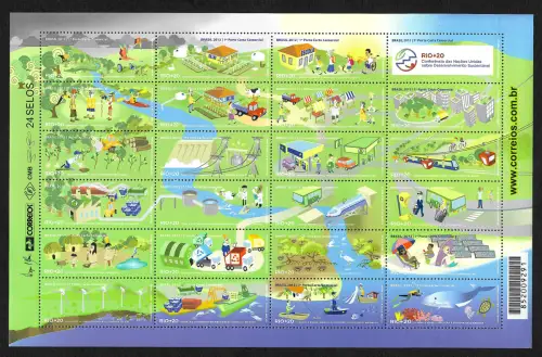 Brasilien 2013: UNO Konferenz über nachhaltige Entwicklung, postfrisch