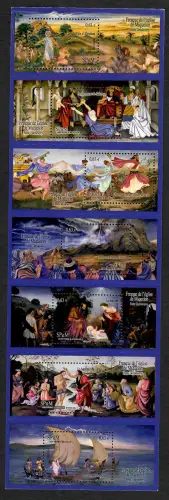 St.Pierre et Miquelon 2013:Fresque de l'église de Miquelon,Biblische Geschichten