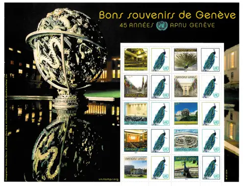 UNO Genf 2014: 45 Jahre UNPA, #872-881, postfrisch