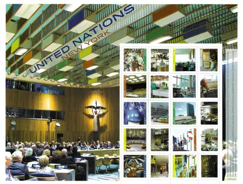 UNO New York 2014:UNO New York Kleinbogen, postfrisch