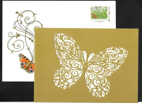 Frankreich 2015: Glückwünsche - Voeu, Bonne ètoile, 2x Ganzsachen, postfrisch