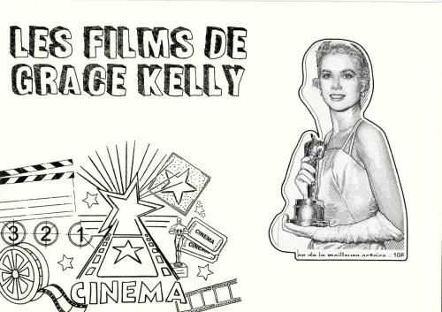 Monaco 2019: Les films de Grace Kelly, Kleinbogen ungezähnt, postfrisch