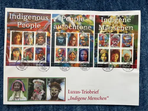 UNO NY, Genf, Wien 2009: Luxus Triobrief, Indigene Menschen, Indigenous people