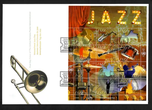 UNO Genf 2014: International Jazz day, FDC