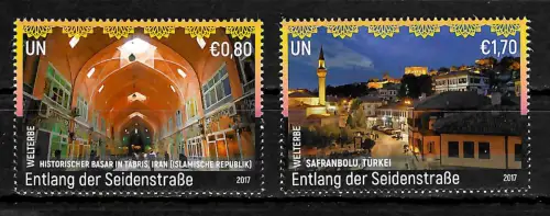 UNO Wien 2017: Welterbe Entlang der Seidenstraße: postfrisch