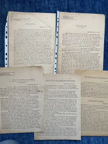 GG: Kulturspiegel, Maschinenschriftliche Seiten zu Reisen im Generalgouvernement