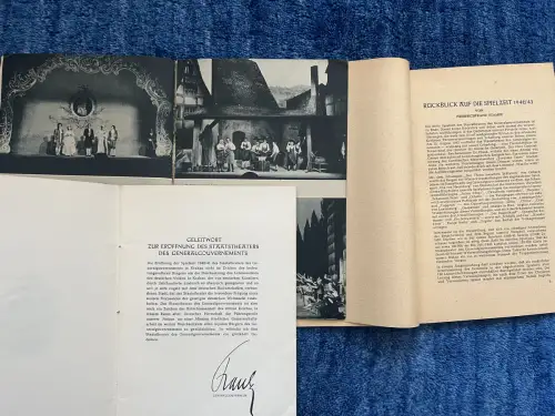 GG: Jahrbuch des Staatstheaters im Generalgouvernement 1940/41, 41/42, 42/43