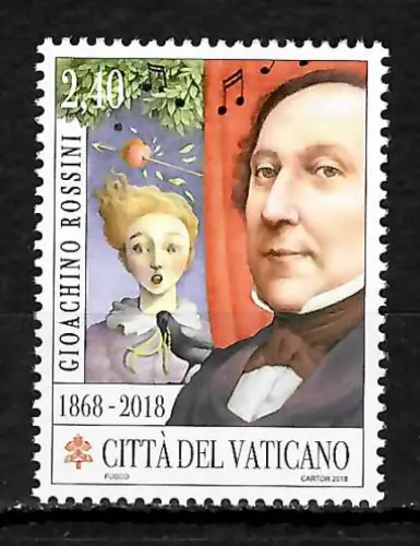 Vatikan 2018: Gioachino Rossini, postfrisch