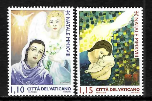 Vatikan 2018: Weihnachten Natale MMXVIII, postfrisch