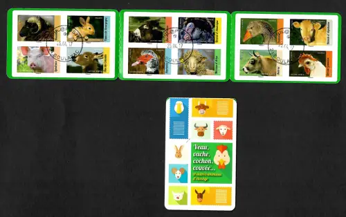 Frankreich 2017: Veau, Vache, cochon, Couvée et autres animaux d' elevage