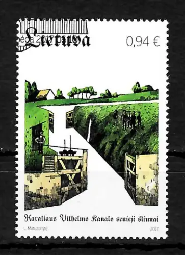 Litauen 2017: EUROPA: Burgen und Schlösser, postfrisch