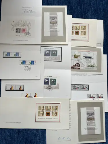 Bund: 10x große Ministerkarten der Deutschen Post