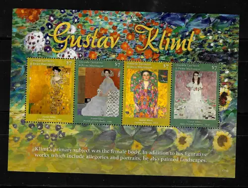 Grenada Carriacou, Martinique: Gustav Klimt, The female bodies, postfrisch