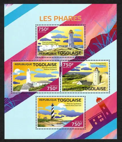 Togo 2014: Les Phares, Leuchtturm - Leuchttürme, postfrisch