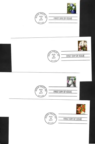 USA 2017: Flowers from the Garden, FDC