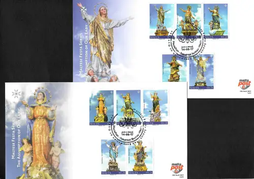 Malta 2017: Maltese Festa Series, The feast of the Assumption of Our Lady, FDC