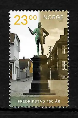 Norwegen 2017: 450 Jahre Fredrikstad - Friedrichstadt, postfrisch