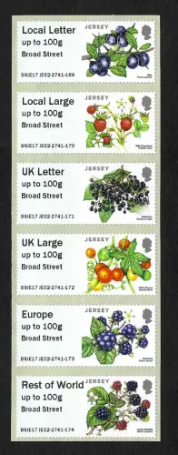 Jersey 2018: Beeren und Früchte, Fruits & Berries, postfrisch