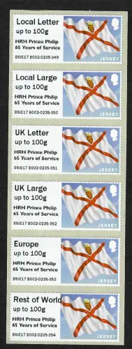 Jersey 2018: HRH Prince Philip, 65 years of Service, postfrisch
