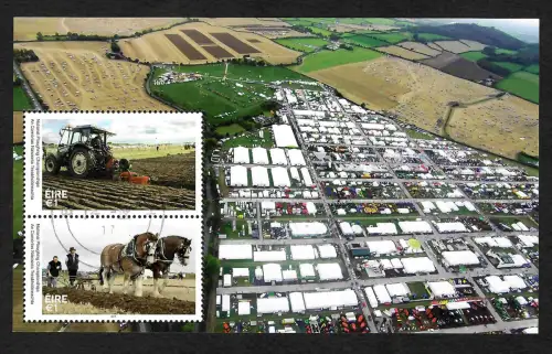 Irland 2018: Nationale Meisterschaft im Pflügen - Landwirtschaft, gestempelt
