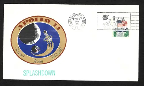 USA 1971: Apollo 14: Splashdown - Wasserung, Kennedy Space Center