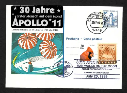 Bund 1999: 30 Jahre erster Mensch auf dem Mond: Landung im Pazifik