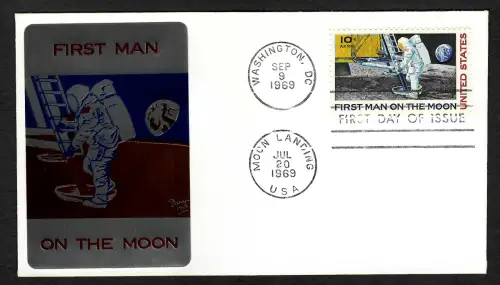 USA 1969: First man on the moon, #990, FDC