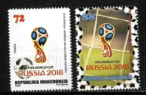 Mazedonien 2018: FIFA World Cup Russia 2018, postfrisch