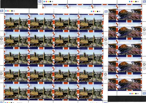 UNO NY 2018: Welterbe Vereinigtes Königreich: Westminster, Causeway, 2 sheets