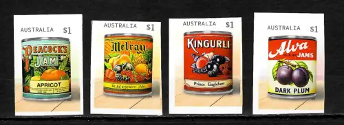 Australien 2019: Etiketten für Qualitätsmarmelade, postfrisch