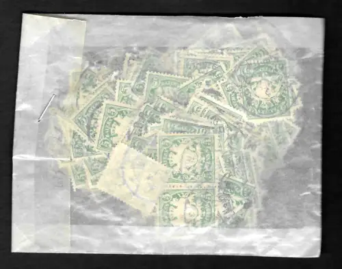 Bayern: MiNr. 37, gestempelt, in Tüte mehrfach, undurchsucht, ungeöffnet