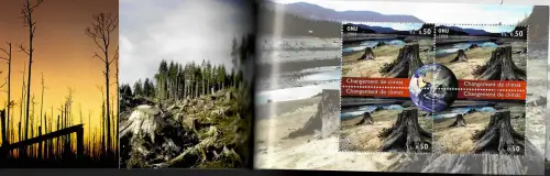 UNO Genf 2008: Changement de climat, Markenheftchen