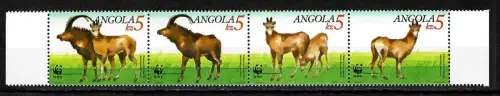 Angola: WWF #799-802, postfrisch