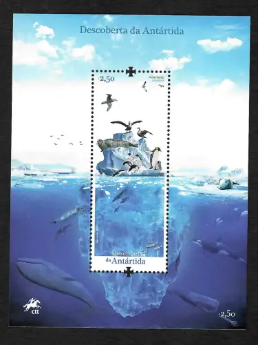 Portugal 2021: Descoberta da Antártida, postfrisch, Antarktik, Eis, Tiere