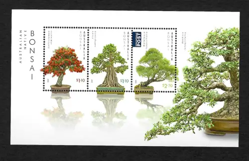 Australien 2021: Bonsai, Australian Native, Block mnh