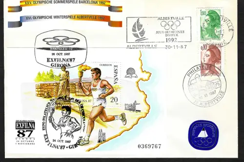 Spanien 1987: EXFILNA Girona, Albertvielle Jeux Olympiques d'hiver 1992