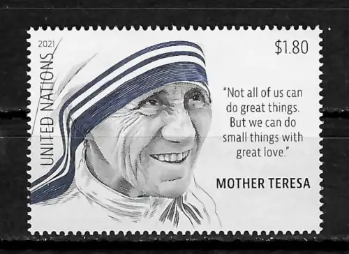 UNO New York 2021: Mother Teresa, postfrisch