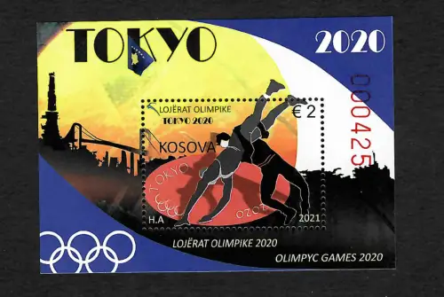 Kosovo 2021: Olimpyc Games Tokyo 2020, Block postfrisch