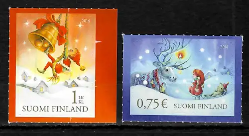 Finnland 2014: Weihnachten, postfrisch