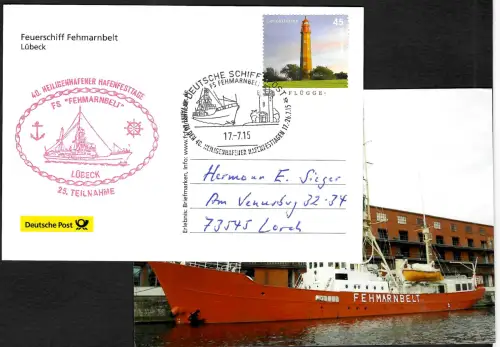 Bund 2015: Feuerschiff Fehmarnbelt, Lübeck, Heiligenhafener Hafenfesttage