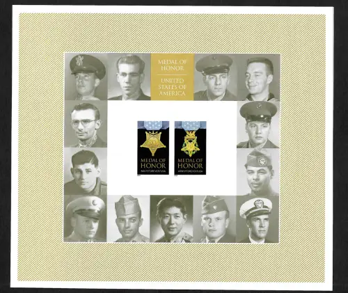 USA Forever 2014: Medal of Honor, Koreakrieg, Folienbogen, ungezähnt, postfrisch