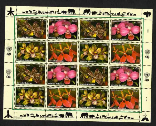 UNO Wien 2005: Gefährdete Arten, Pflanzen, postfrisch