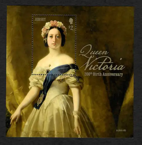Jersey: 200th Birth Anniversary of Queen Victoria, mnh