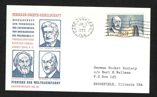 USA 1965: Hermann-Oberth Gesellschaft: Pioniere der Weltraumfahrt